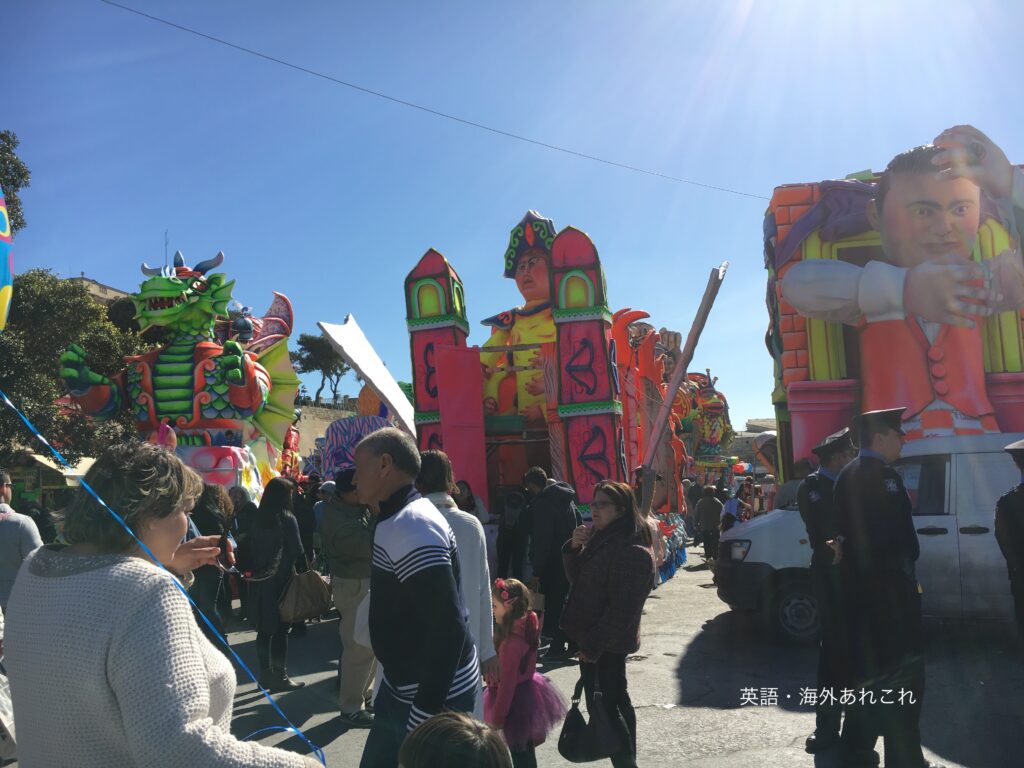 バレッタの祭りの風景